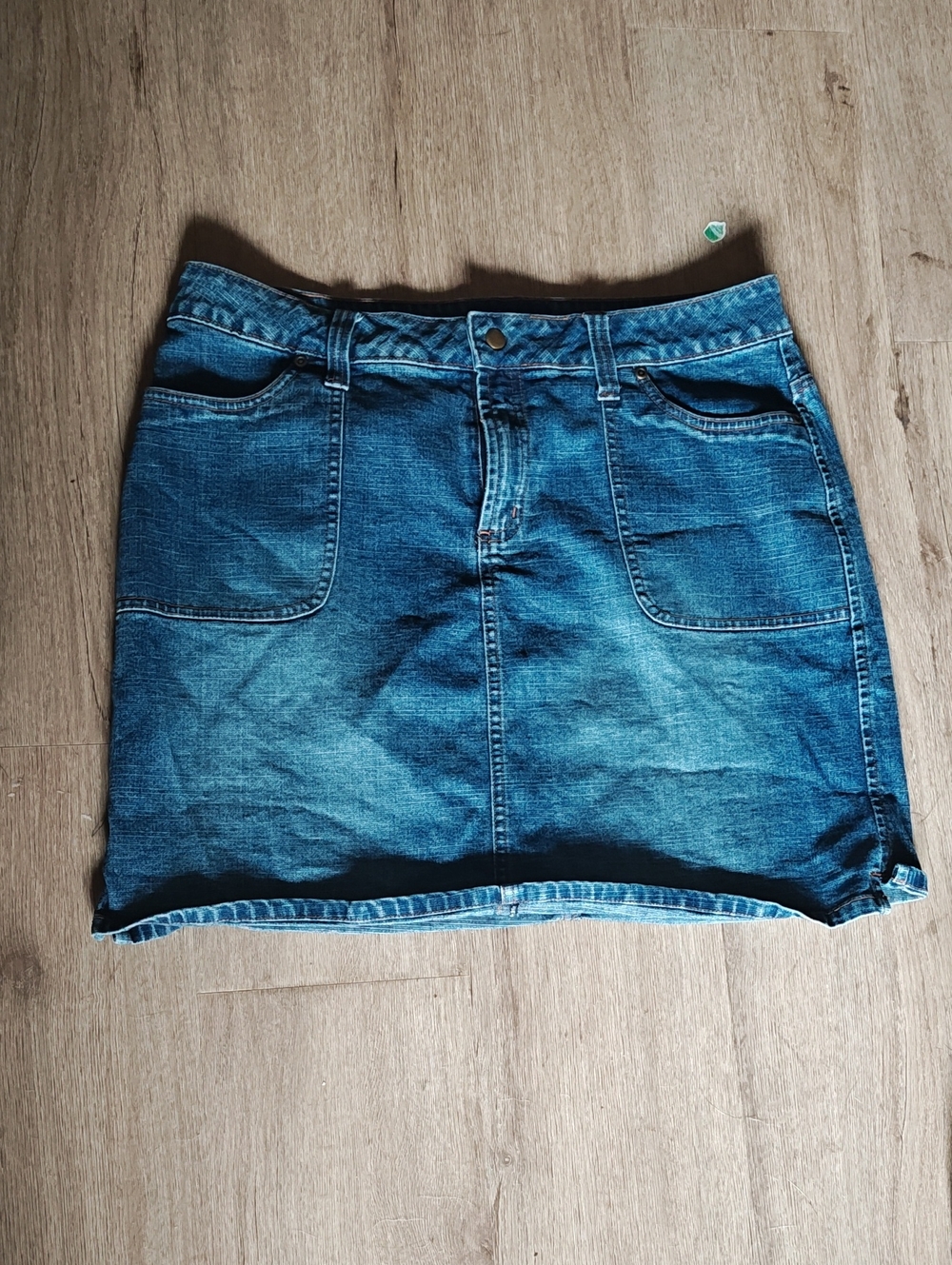 L.A. Blues Blue Denim Mini Skirt
